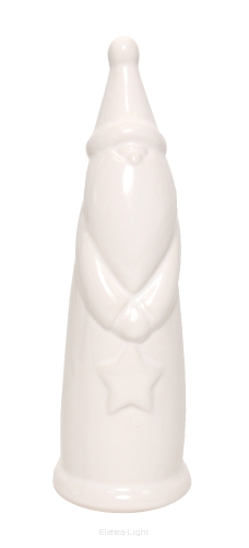 Mikołaj ceramiczny figurka GP02-000-3092 biały 15cm