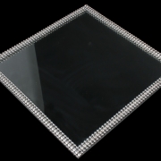 Lusterko podstawka a krylowym wykończeniem SZK-68-00358-21 24,5x24,5cm