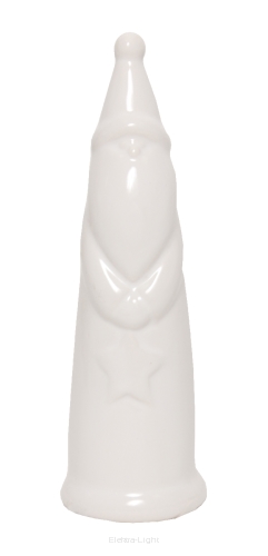 Mikołaj ceramiczny figurka GP02-000-3093 biały 12cm