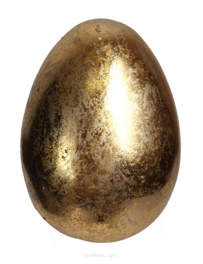 Jajko złote z tworzywa sztucznego CAR201 8cm 