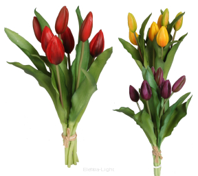 Bukiet gumowych tulipanów CV18674 32cm