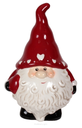 Mikołaj czerwony figurka ceramiczna BNC-0044 15cm
