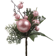 Pik świąteczny różowy BM9518 24cm