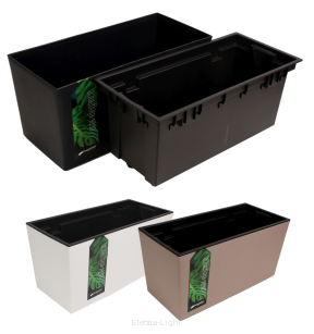 Donica plastikowa z wkładem URBI ELEGANCE Prosperplast DUC400 URBI CASE 395x185x195mm