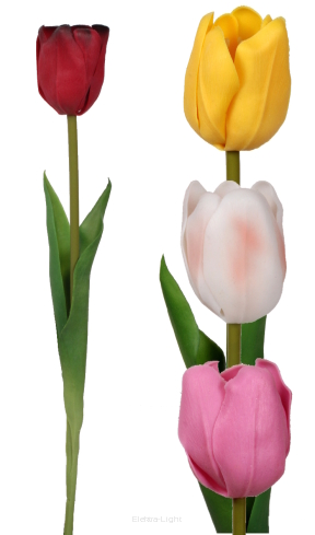 Tulipan gumowy na łodydze CV07587 43cm