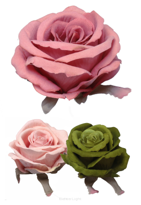 Róża welwetowa wyrobowa 163CAN101-061 śr9/h6cm